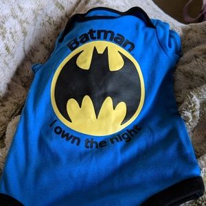 Batman boys 3/6 month I own the night onesie